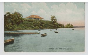 NY - Saratoga Springs. Saratoga Lake & Park Pavilion