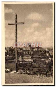 Saint Flour - The Cathedral and its ramparts - Old Postcard