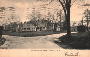 Vintage Postcard 1907 Dr. Holbrook's School Ossinning New York NY American News