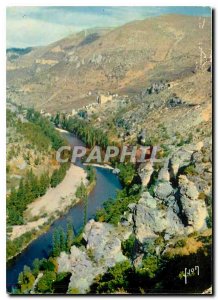 Postcard Modern Colors and Light of France Gorges du Tarn (Lozere) Castelbouc...