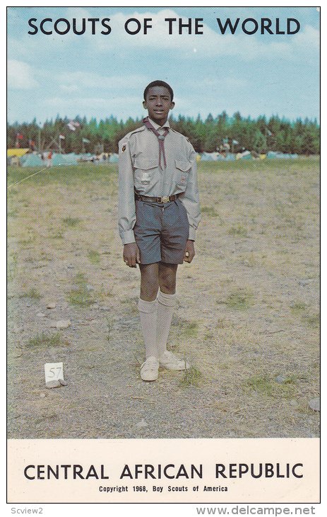 Scouts of the World, CENTRAL AFRICAN REPUBLIC, Africa, 40-60´s