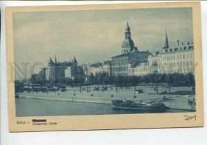 437388 Latvia Riga edge of the Daugava Vintage postcard