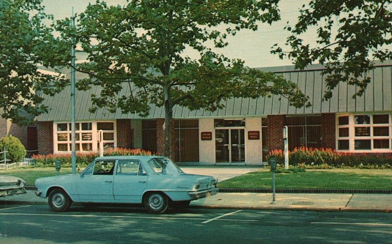 Vintage Postcard Dover Township Municipal Building Washington St. Toms River NJ