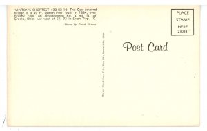 OH - Vinton County. Cox Covered Bridge