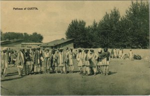 PC PAKISTAN, PATHAUS OF QUETTA, Vintage Postcard (b43251)