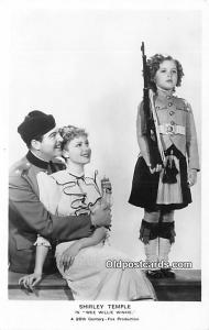 Actress Shirley Temple Wee Willie Winkie Unused 