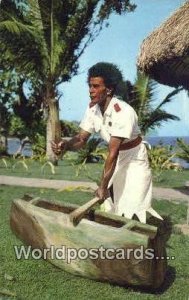 Tevita Beats the Lali, Korolevu Beach Hotel Fiji, Fijian Unused 