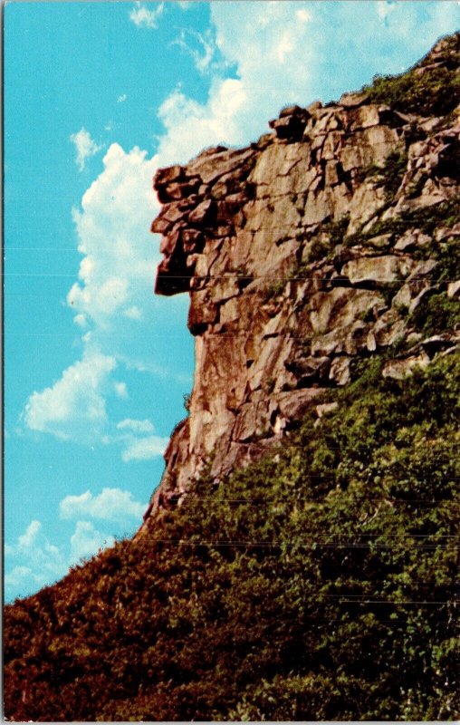 Old Man Mountain Franconia Notch New Hampshire NH Postcard Unposted Chrome 