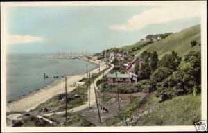 sweden, HVEN, Kyrkbacken, Panorama (1950s) RPPC