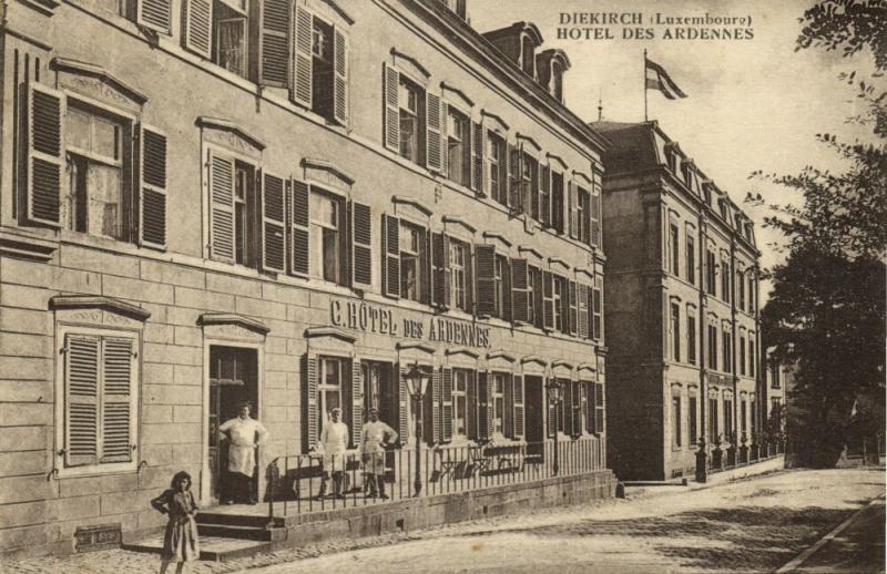 luxemburg, DIEKIRCH, Hotel des Ardennes (1920s)