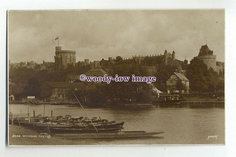 Ju1294 - Windsor Castle from the river - Judges postcard 2532