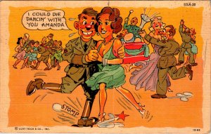 Soldier Dancing Comic BIN