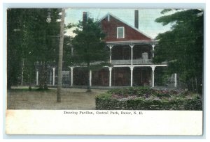 c1907 Dancing Pavillion, Central Park, Dover, New Hampshire NH Postcard 