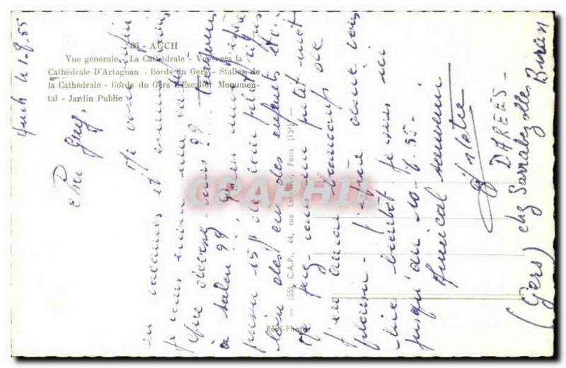 Modern Postcard Auch