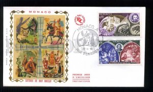 273630 MONACO 1969 year Mon Moulin lettres FDC