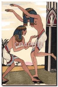 VINTAGE POSTCARD dance through old the Andre Hofer Egypt 