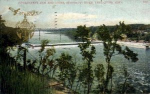 Government Dam & Locks, Mississippi River in Twin Cities, Minnesota