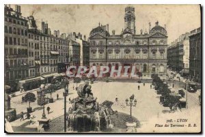 Postcard Old Lyon Place Bellecour