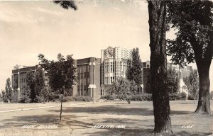 G57/ Mexico Missouri RPPC Postcard c1940s High School Building