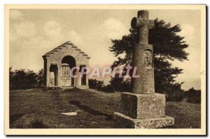 Old Postcard En Morvan Platform Du Mont Beuvray