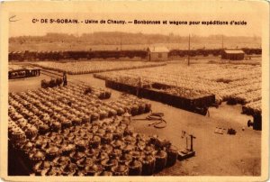 CPA Cie de St-GOBAIN Usine de CHAUNY (666272)