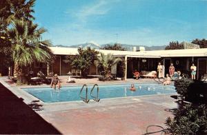 Desert Hot Springs California Keers Motel Pool View Vintage Postcard K88803