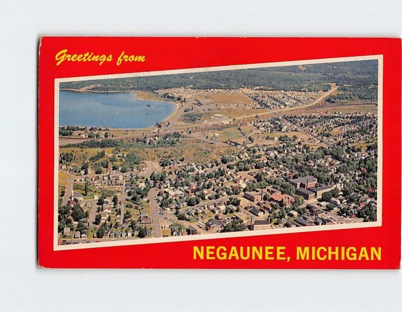 Postcard Greetings from Negaunee, Michigan