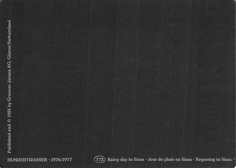 Rainy Day in Siam - Hundertwasser