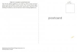 The St. Mark's Lighthouse St Marks, Florida USA Unused