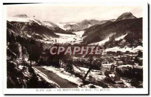 Old Postcard L & # 39Auvergne Le Mont Dore in winter General view