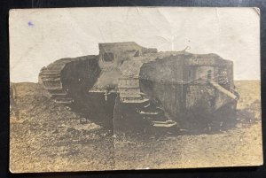 Mint Germany Real Picture Postcard RPPC WWII Tank Panzer