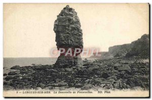 Old Postcard Sea Long maid of Fontenailles