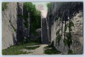 Nassau Bahamas Postcard View of Queens Staircase c1910 Antique Posted