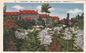 Postcard Springtime Grove Park Inn Land of Sky Asheville NC