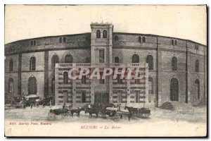 Old Postcard Beziers Les Arenes