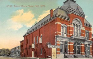 Stone's Opera House Flint, Michigan, USA Theater 1912 