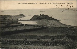 CPA PLOUBAZLANEC Les Rochers de la Pointe l'Arcouest - Env De Paimpol (1147854)