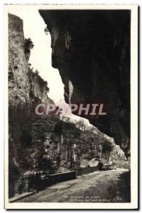 Old Postcard Gorges du Loup Road Leaping wolf