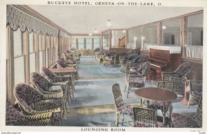 GENEVA-IN-THE-LAKE , Ohio , 1910s ; Buckeye Hotel , Lounging Room