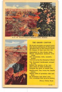 Arizona AZ Postcard 1930-1950 Grand Canyon National Park Henry Felton Huse