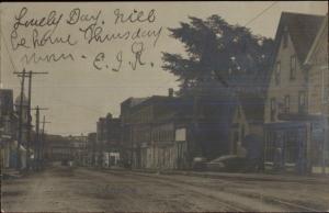 Calais ME Street Scene c1910 Real Photo Postcard