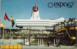 World Expo 67 Montreal Great Britain Pavilion Chrome Postcard C106