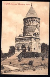 Ohio CLEVELAND Garfield Memorial Monument Divided Back