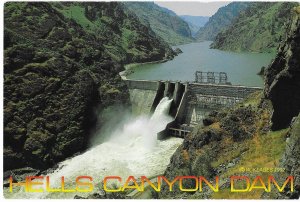 Hells Canyon Dam on Snake River Idaho 4 by 6