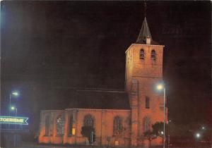 BT4985 Blankenberge la vieille eglise la nuit Belgium