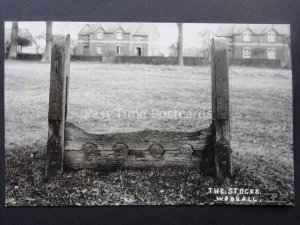 Warwickshire WROXALL The Stocks - Old RP Postcard