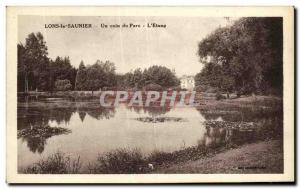 Old Postcard Lons le Saunier A corner of Park L Etang