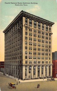 Nashville, TN Tennessee FOURTH NATIONAL BANK~Stahlman Building ca1910's Postcard