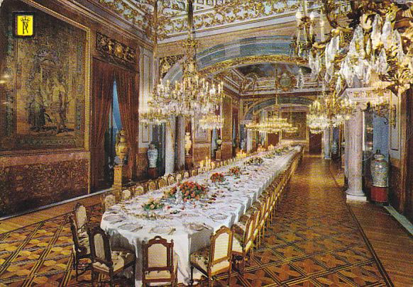 Gala Dining Room Royal Palace Madrid Spain