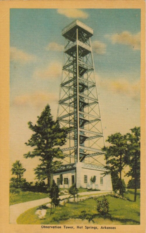HOT SPRINGS , Arkansas, 1930-40s ; Observation Tower